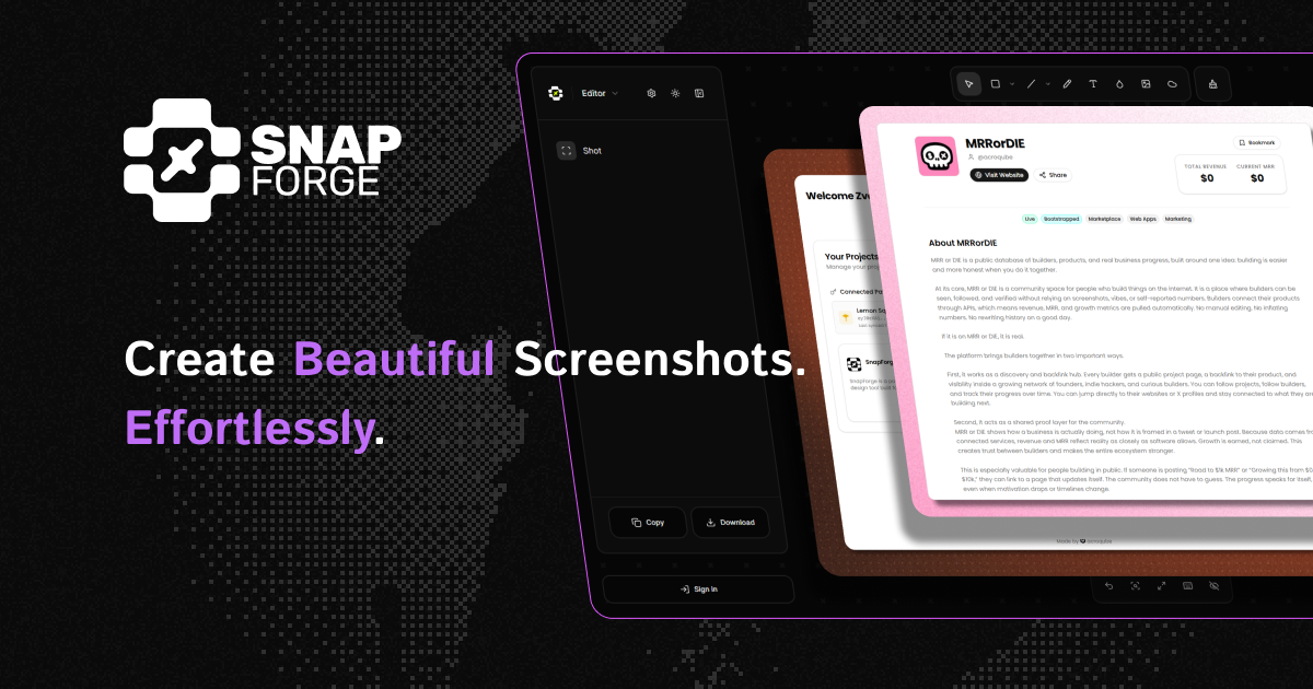 SnapForge Screenshot Editor and Design Tool